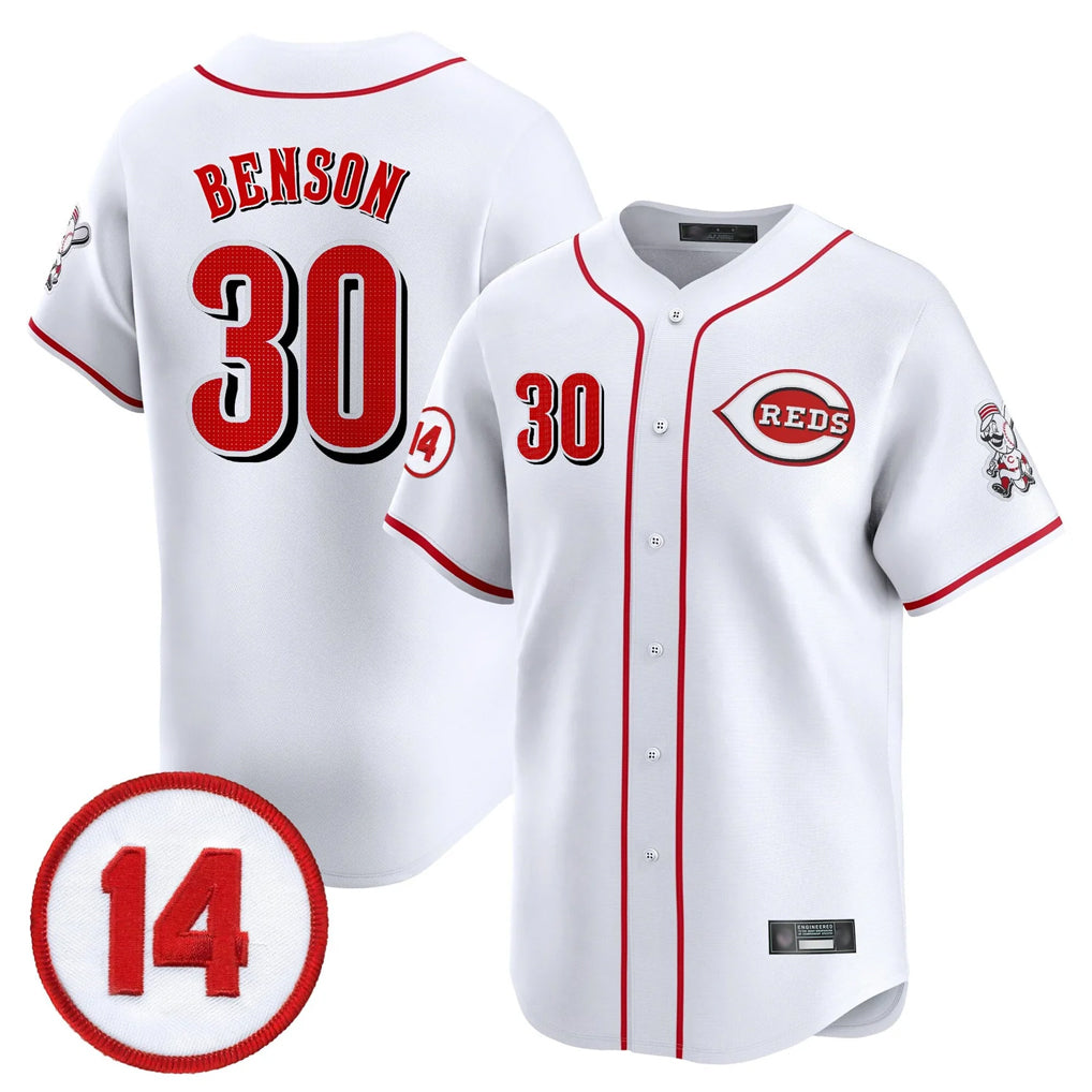 Odoa C.Reds #30 Ken Griffey Player White Vapor Premier Limited Home Stitched Jerseys