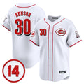 Odoa C.Reds #30 Ken Griffey Player White Vapor Premier Limited Home Stitched Jerseys