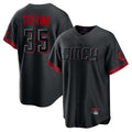 Odoa C.Reds #35 Jose Trevino Player Black City Connect Home Game Stitched Jerseys
