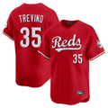 Odoa C.Reds #35 Jose Trevino Player Red Home Limited Stitched Jerseys