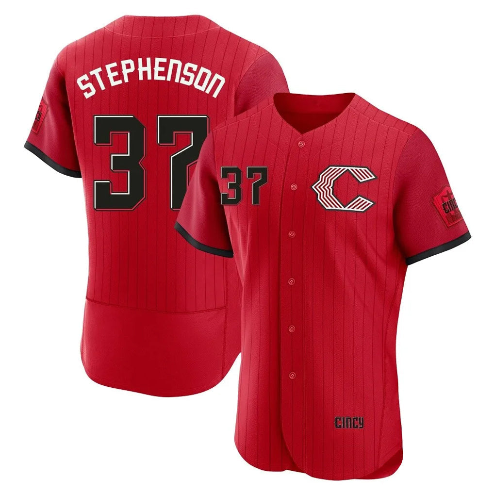 Odoa C.Reds #37 Tyler Stephenson Player Red 2026 City Connect Limited Elite Home Stitched Jerseys