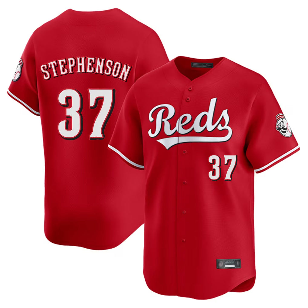 Odoa C.Reds #37 Tyler Stephenson Player Red Home Limited Stitched Jerseys