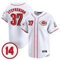 Odoa C.Reds #37 Tyler Stephenson Player White Vapor Premier Limited Home Stitched Jerseys