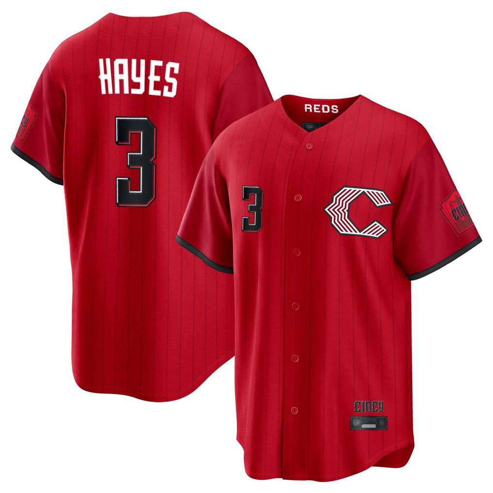 Odoa C.Reds #3 Ke'Bryan Hayes Player Red 2026 City Connect Home Game Stitched Jerseys