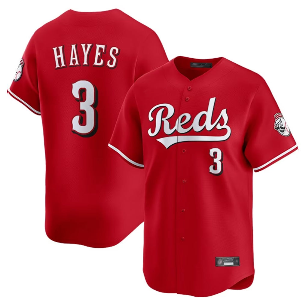 Odoa C.Reds #3 Ke'Bryan Hayes Player Red Home Limited Stitched Jerseys