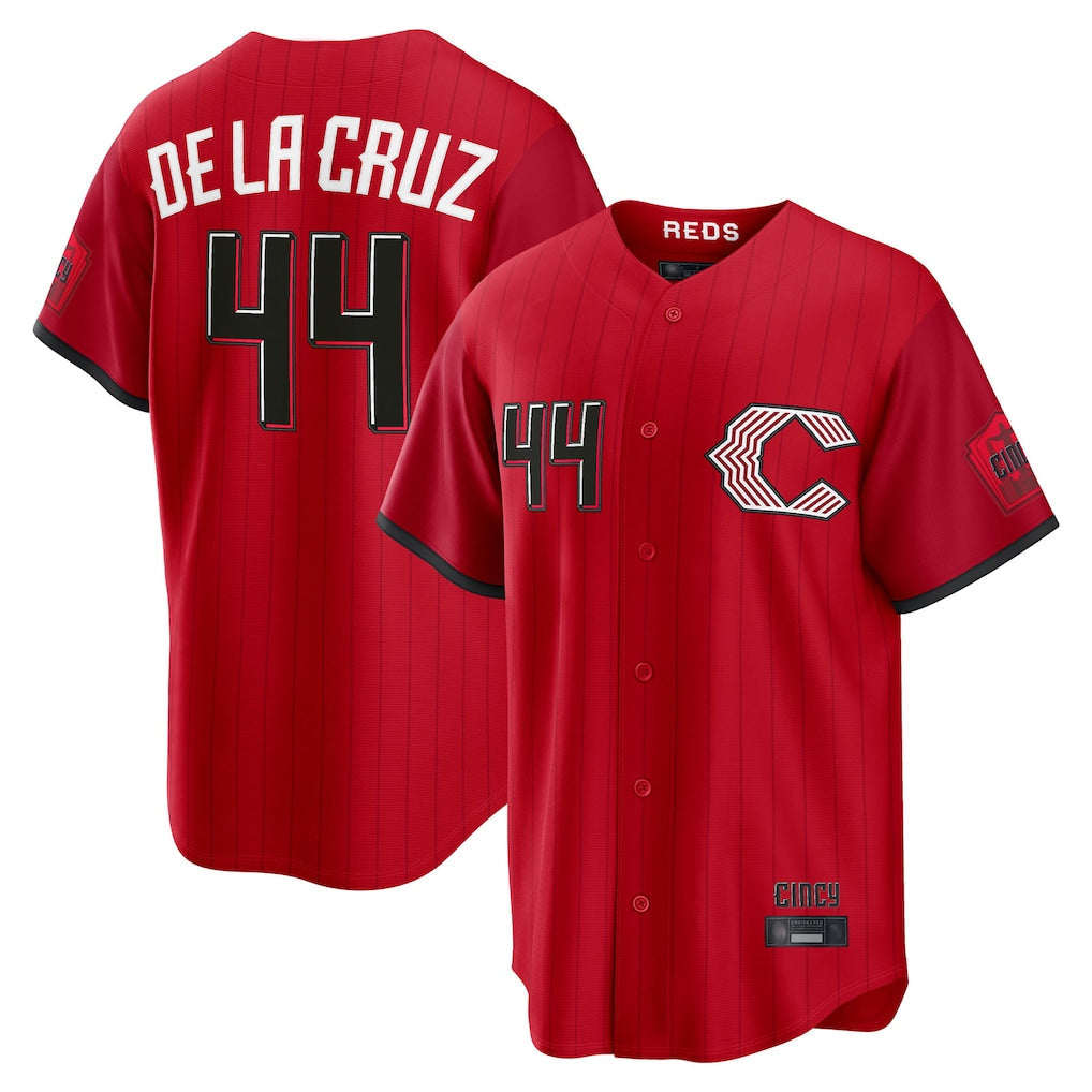 Odoa C.Reds #44 Elly De La Cruz Player Red 2026 City Connect Home Game Stitched Jerseys