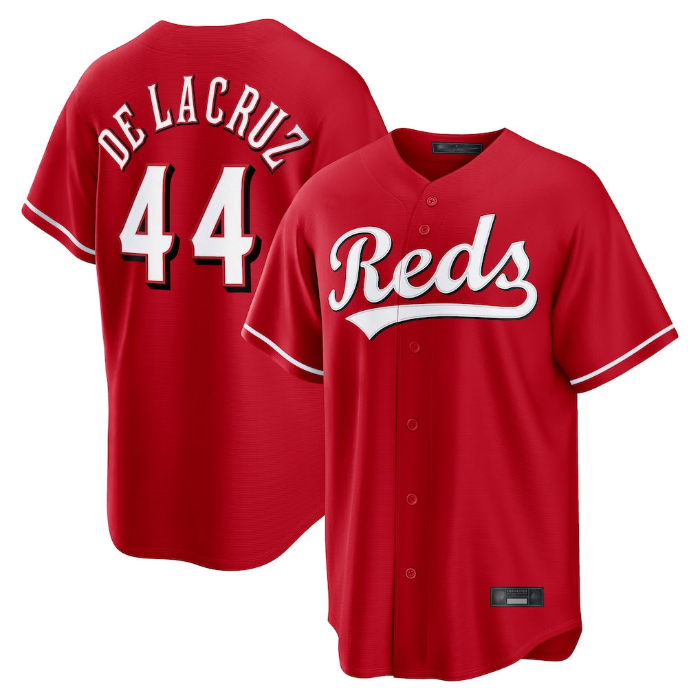 Odoa C.Reds #44 Elly De La Cruz Player Red Home Game Stitched Jerseys