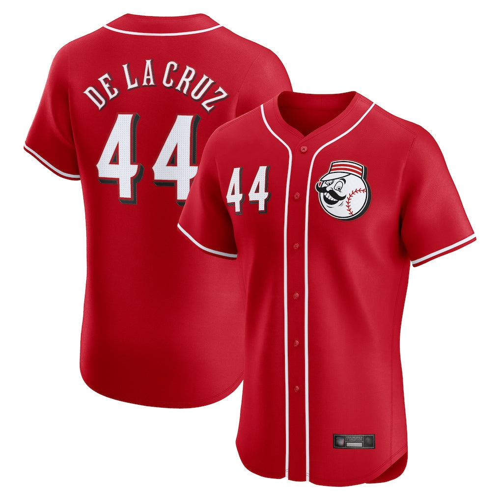 Odoa C.Reds #44 Elly De La Cruz Player Red Limited Elite Home Game Stitched Jerseys