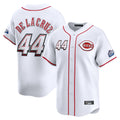 Odoa C.Reds #44 Elly De La Cruz Player White Speedway Classic Home Limited Stitched Jerseys