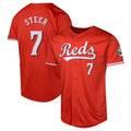 Odoa C.Reds #7 Spencer Steer Player Red 2026 City Connect Limited Home Stitched Jerseys
