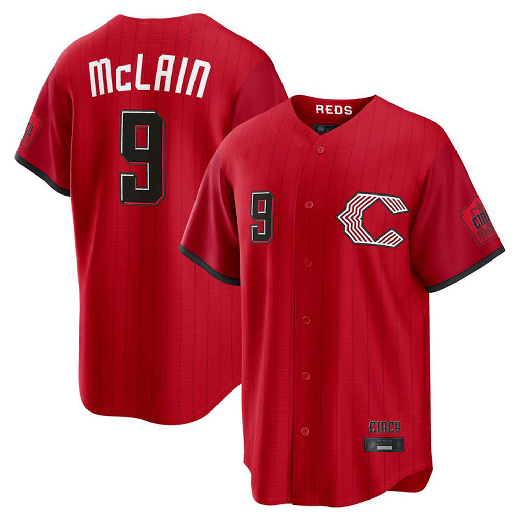 Odoa C.Reds #9 Matt McLain Player Red 2026 City Connect Home Game Stitched Jerseys