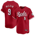 Odoa C.Reds #9 Matt McLain Player Red Home Limited Stitched Jerseys
