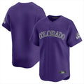Odoa C.Rockies Purple Limited Home Blank Player Stitched Jerseys