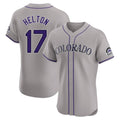 Odoa C.Rockies #17 Todd Helton Player Gray Limited Elite Home Stitched Jerseys