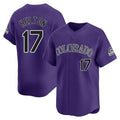 Odoa C.Rockies #17 Todd Helton Player Purple Limited Home Stitched Jerseys