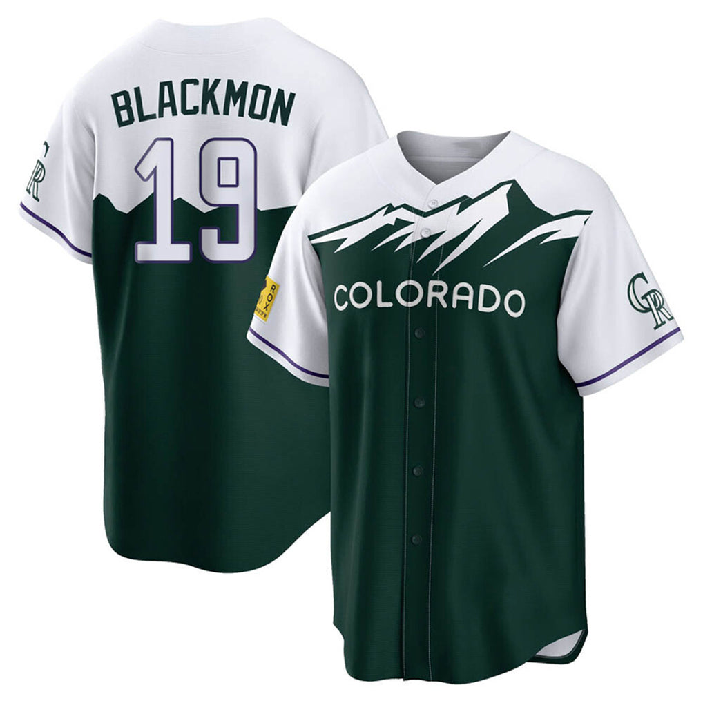 Odoa C.Rockies #19 Charlie Blackmon Player Green City Connect Home Game Stitched Jerseys