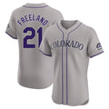 Odoa C.Rockies #21 Kyle Freeland Player Gray Limited Elite Home Stitched Jerseys