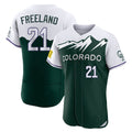 Odoa C.Rockies #21 Kyle Freeland Player Green City Connect Limited Elite Home Stitched Jerseys