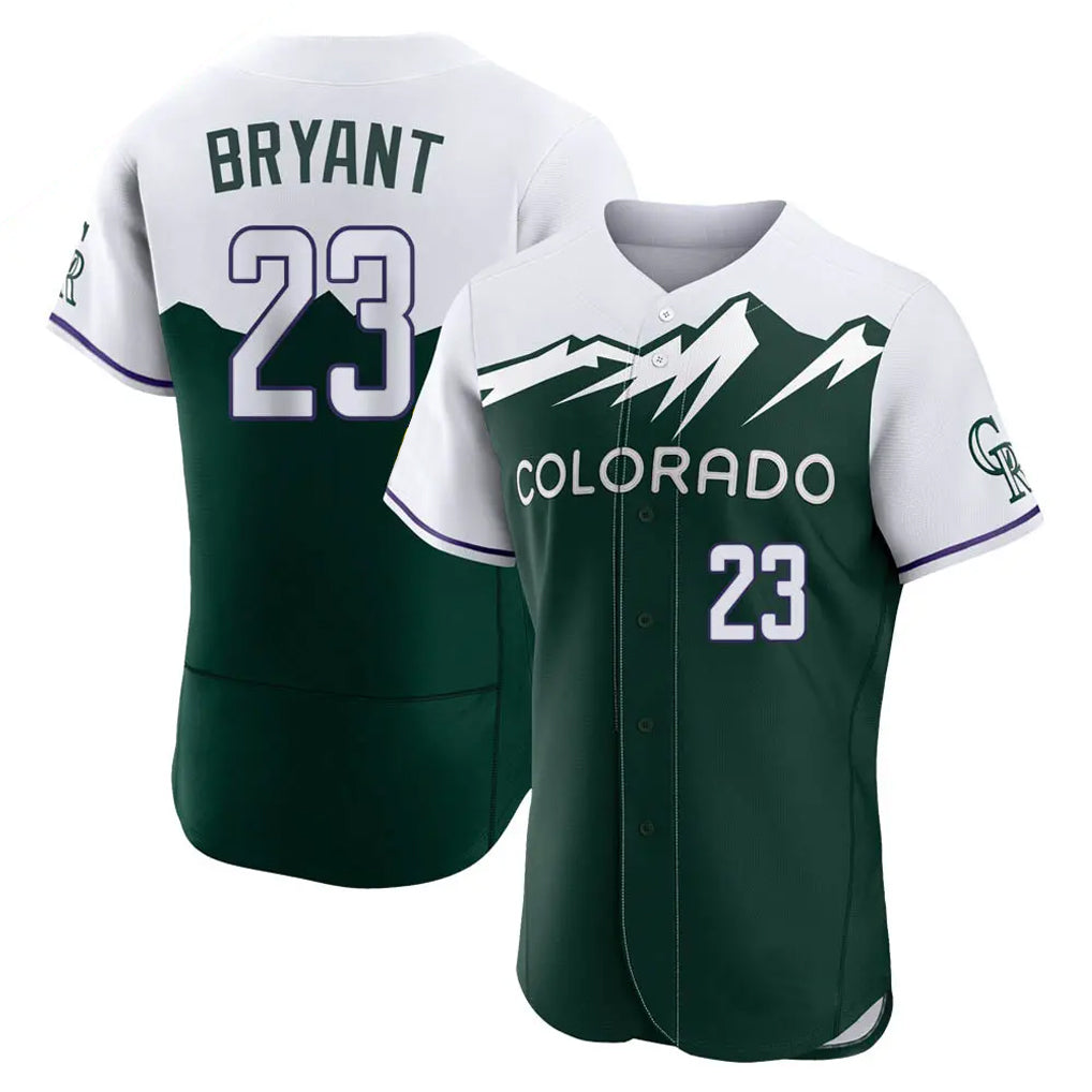 Odoa C.Rockies #23 Kris Bryant Player Green City Connect Limited Elite Home Stitched Jerseys