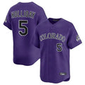 Odoa C.Rockies #5 Matt Holliday Player Purple Limited Home Stitched Jerseys