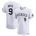 Odoa C.Rockies #9 Brenton Doyle Player White Limited Elite Home Stitched Jerseys