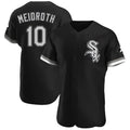 Odoa C.White Sox #10 Chase Meidroth Player Black Limited Elite Home Stitched Jerseys