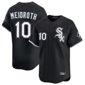 Odoa C.White Sox #10 Chase Meidroth Player Black Limited Home Stitched Jerseys