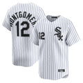 Odoa C.White Sox #12 Colson Montgomery Player White Stripe Limited Home Stitched Jerseys