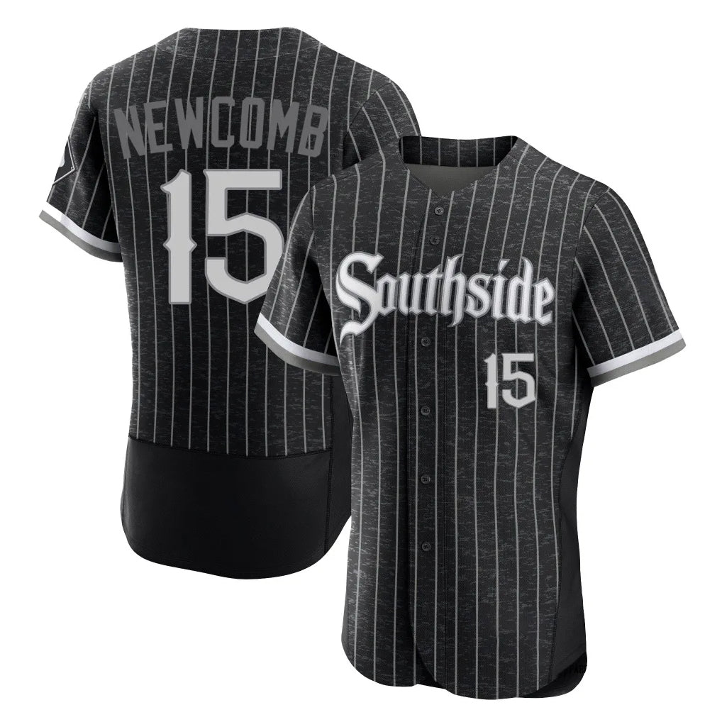 Odoa C.White Sox #15 Sean Newcomb Player Black City Connect Limited Elite Home Stitched Jerseys