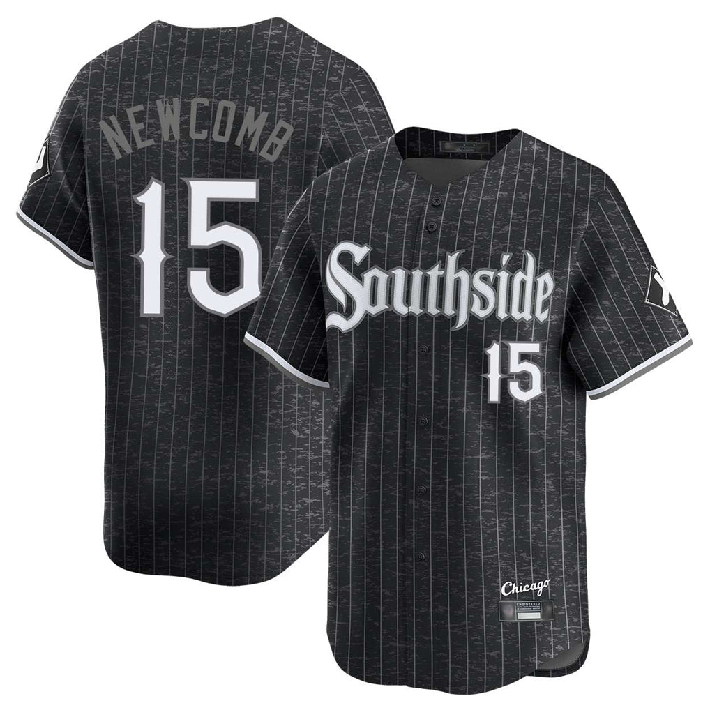 Odoa C.White Sox #15 Sean Newcomb Player Black City Connect Limited Home Stitched Jerseys