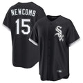 Odoa C.White Sox #15 Sean Newcomb Player Black Home Game Stitched Jerseys