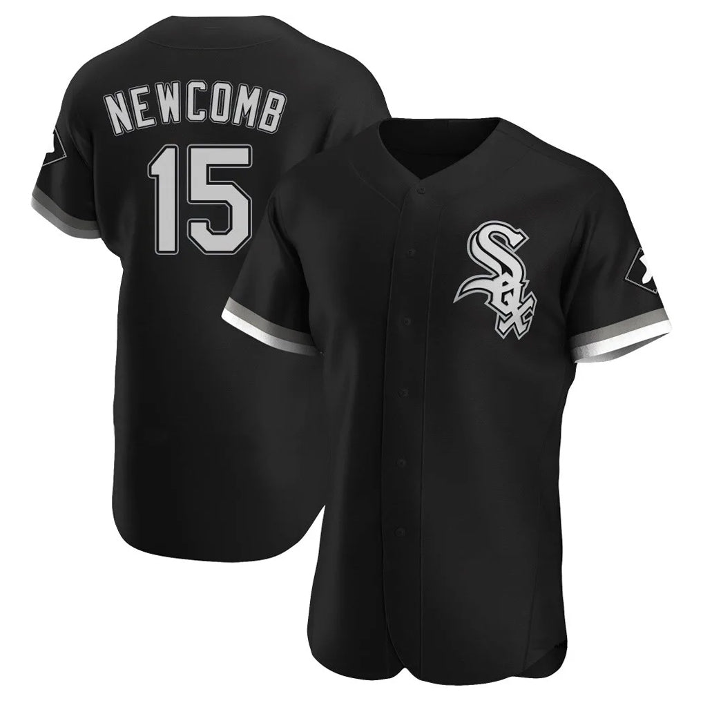 Odoa C.White Sox #15 Sean Newcomb Player Black Limited Elite Home Stitched Jerseys