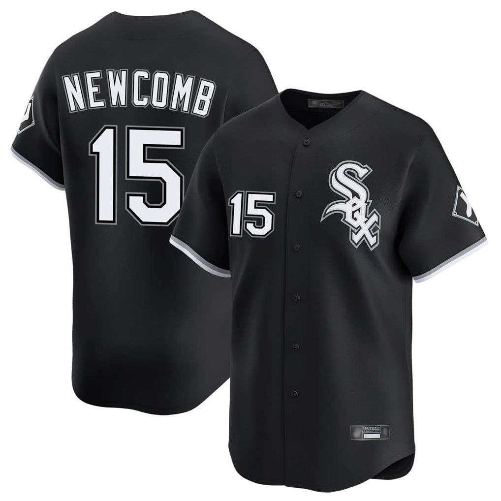 Odoa C.White Sox #15 Sean Newcomb Player Black Limited Home Stitched Jerseys