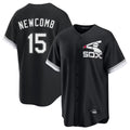 Odoa C.White Sox #15 Sean Newcomb Player Black Spring Training Game Stitched Jerseys