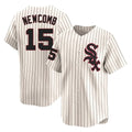 Odoa C.White Sox #15 Sean Newcomb Player Cream Cooperstown Collection Limited Home Stitched Jerseys