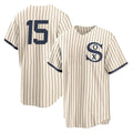 Odoa C.White Sox #15 Sean Newcomb Player Cream Field of Dreams Home Game Stitched Jerseys