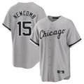 Odoa C.White Sox #15 Sean Newcomb Player Gray Home Game Stitched Jerseys