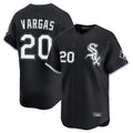 Odoa C.White Sox #20 Miguel Vargas Player Black Limited Home Stitched Jerseys