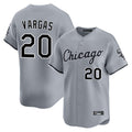 Odoa C.White Sox #20 Miguel Vargas Player Gray Road Limited Home Stitched Jerseys