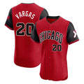 Odoa C.White Sox #20 Miguel Vargas Player Red City Connect Limited Elite Home Stitched Jerseys