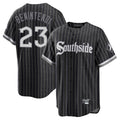 Odoa C.White Sox #23 Andrew Benintendi Player Black City Connect Home Game Stitched Jerseys