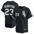 Odoa C.White Sox #23 Andrew Benintendi Player Black Limited Home Stitched Jerseys