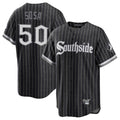 Odoa C.White Sox #50 Lenyn Sosa Player Black City Connect Home Game Stitched Jerseys