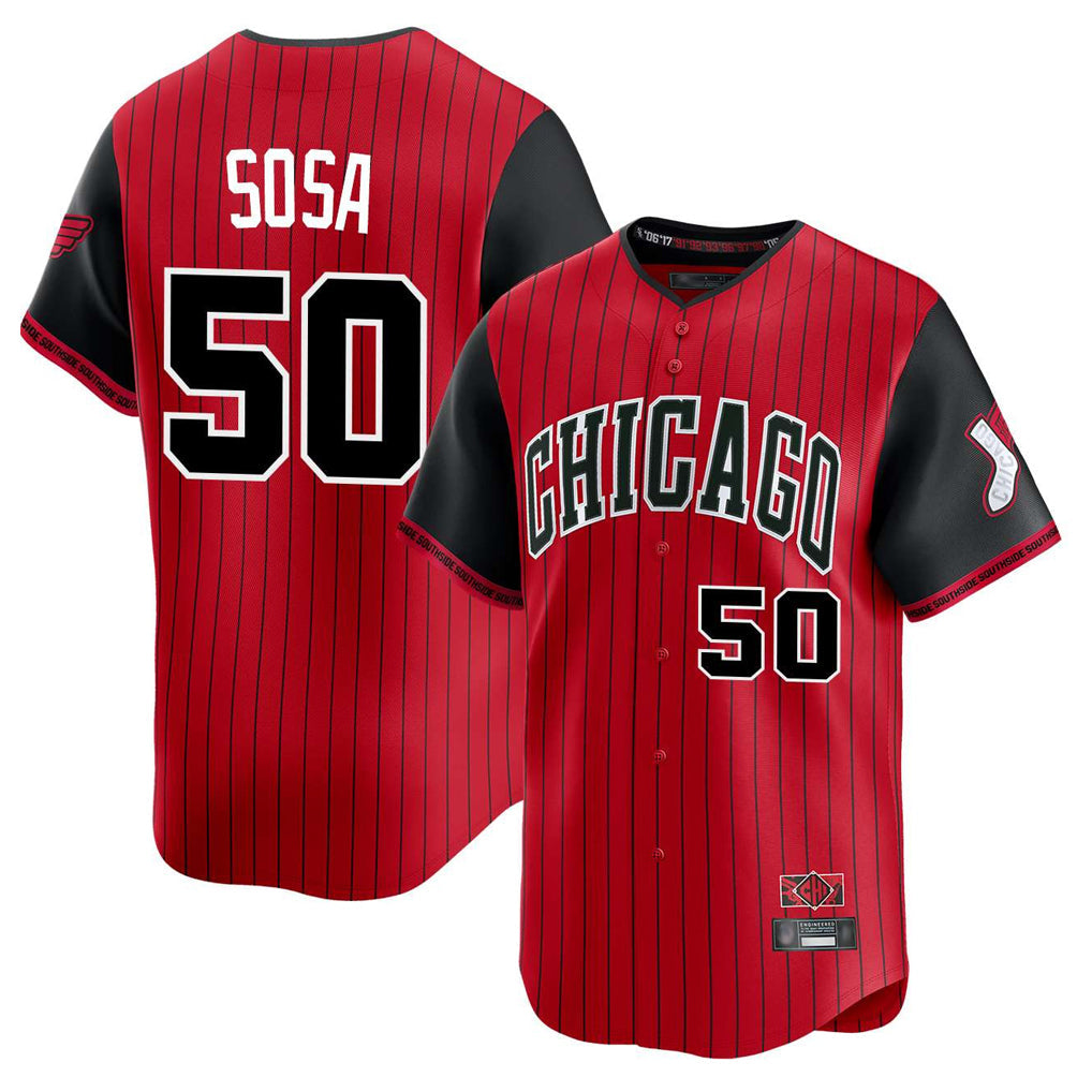 Odoa C.White Sox #50 Lenyn Sosa Player Red City Connect Limited Home Stitched Jerseys