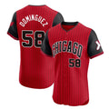Odoa C.White Sox #58 Seranthony Dom¡§anguez Player Red City Connect Limited Elite Home Stitched Jerseys