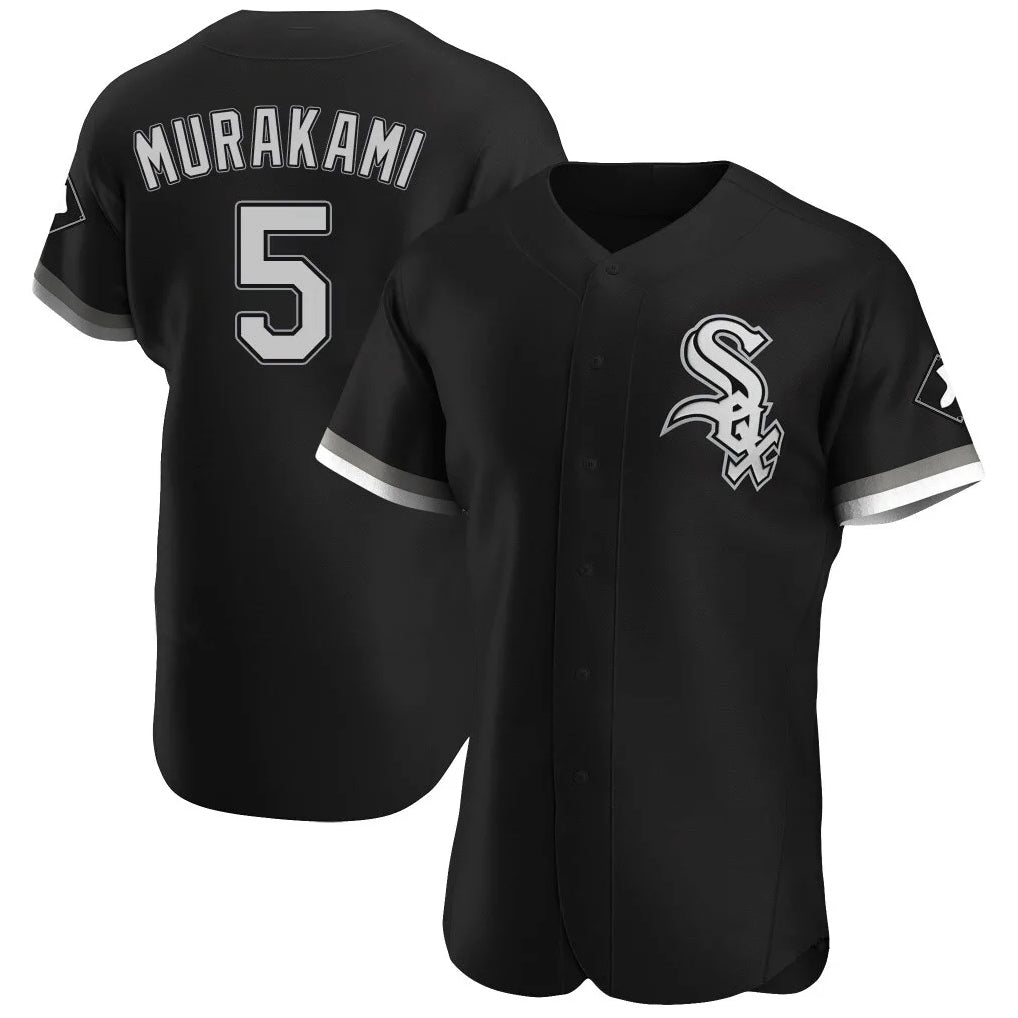 Odoa C.White Sox #5 Munetaka Murakami Player Black Limited Elite Home Stitched Jerseys