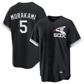 Odoa C.White Sox #5 Munetaka Murakami Player Black Spring Training Game Stitched Jerseys