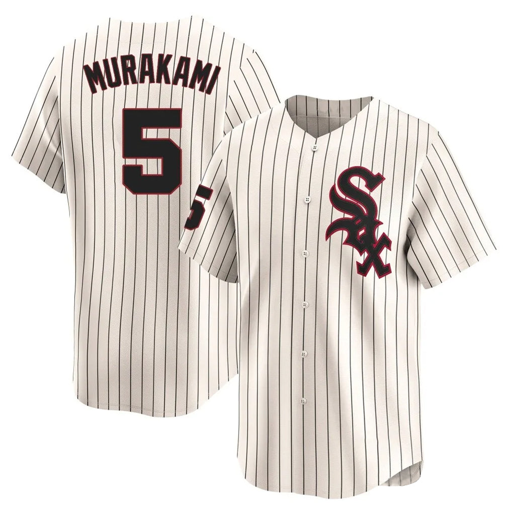 Odoa C.White Sox #5 Munetaka Murakami Player Cream Cooperstown Collection Limited Home Stitched Jerseys