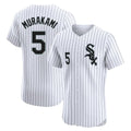 Odoa C.White Sox #5 Munetaka Murakami Player White Stripe Limited Elite Home Stitched Jerseys
