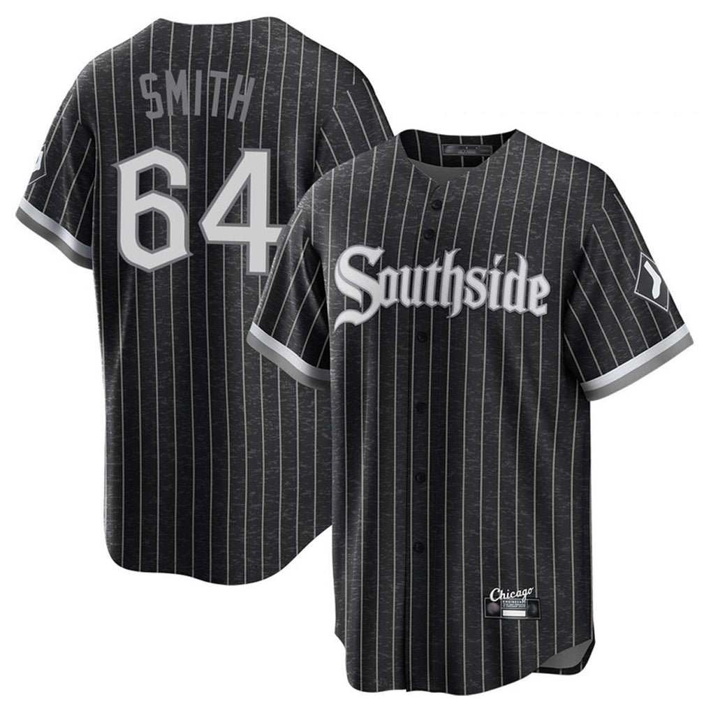Odoa C.White Sox #64 Shane Smith Player Black City Connect Home Game Stitched Jerseys